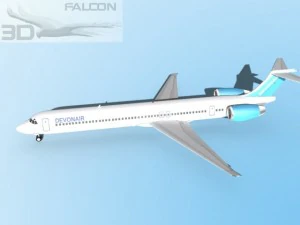 falcon3d md 80 devonair Model 3D