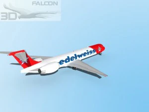 falcon3d md 80 edelweiss 3D Model