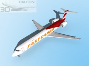 falcon3d md 80 fast cargo 3D Model
