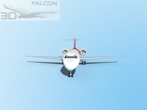 falcon3d md 80 fast cargo 3Dモデル