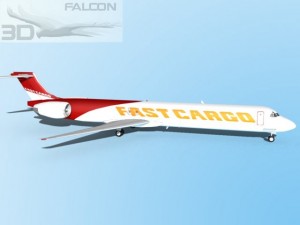 falcon3d md 80 fast cargo 3Dモデル