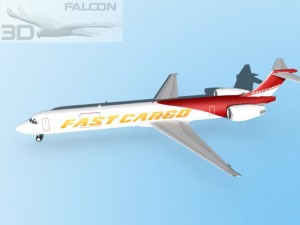falcon3d md 80 fast cargo 3Dモデル