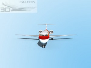 falcon3d md 80 frontier 3D Model