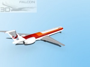 falcon3d md 80 frontier 3D Model