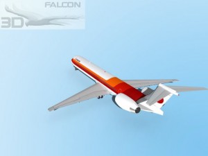 falcon3d md 80 frontier 3D Model