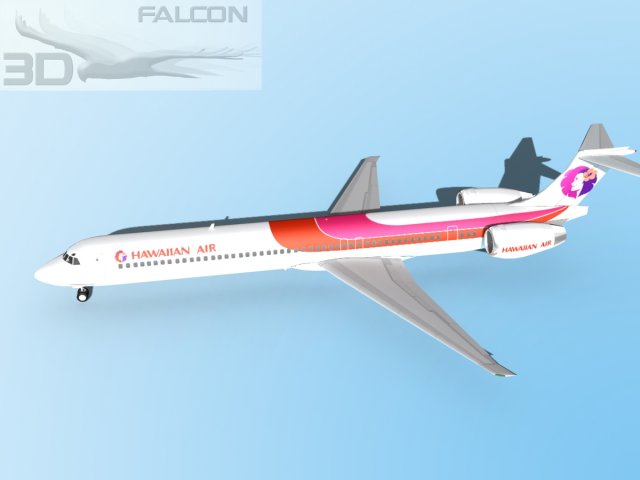 falcon3d md 80 hawaiian Modèle 3D .c4d .max .obj .3ds .fbx .stl .blend 
