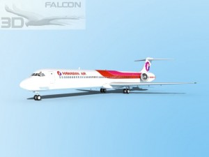 falcon3d md 80 hawaiian Modèle 3D