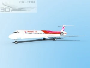 falcon3d md 80 hawaiian 3D Model