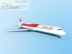 falcon3d md 80 hawaiian 3D Model