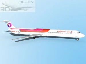 falcon3d md 80 hawaiian 3D Model