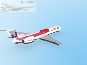 falcon3d md 80 hawaiian Modèle 3D