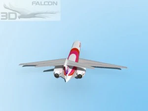 falcon3d md 80 hawaiian 3D Model