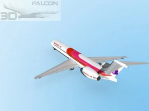 falcon3d md 80 hawaiian 3D Model