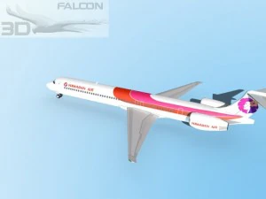 falcon3d md 80 hawaiian 3D Model