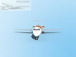Falcon3D MD 80 Iberia 3D Modell