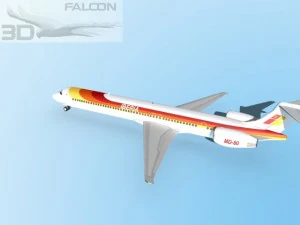 Falcon3D MD 80 Iberia 3D Modell