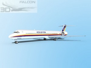 falcon3d md 80 jas Modello 3D