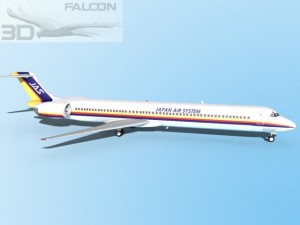falcon3d md 80 jas Modello 3D
