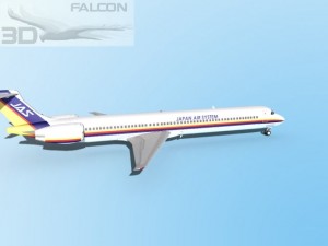 falcon3d md 80 jas Modello 3D