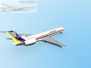 falcon3d md 80 jas Modello 3D
