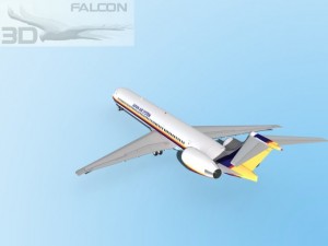 falcon3d md 80 jas Modello 3D