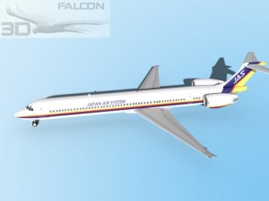 falcon3d md 80 jas Modello 3D