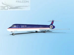 falcon3d md 80 lion air 3D Model