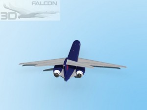 falcon3d md 80 lion air Modelo 3D