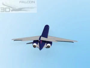 falcon3d md 80 lion air 3D Model