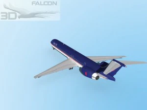 falcon3d md 80 lion air 3D Model