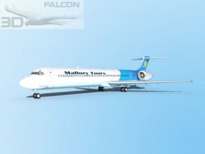 falcon3d md 80 mallory tours Model 3D