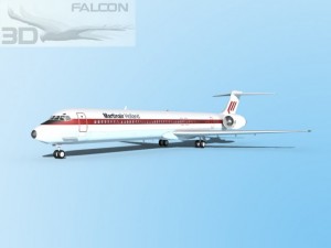 falcon3d md 80 martinair Model 3D