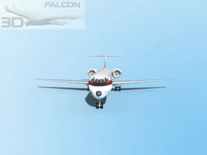 falcon3d md 80 martinair 3D Model