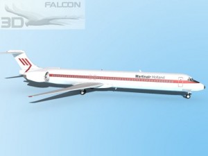falcon3d md 80 martinair Model 3D