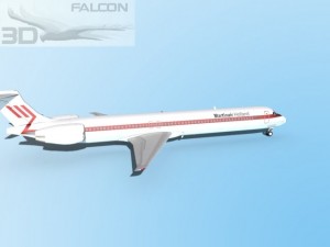 falcon3d md 80 martinair Model 3D