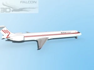 falcon3d md 80 martinair 3D Model
