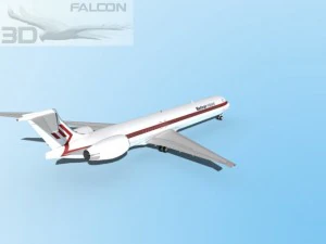falcon3d md 80 martinair 3D Model