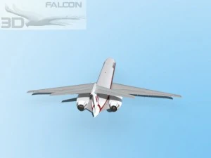 falcon3d md 80 martinair 3D Model