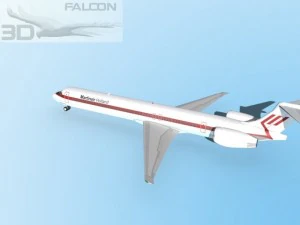 falcon3d md 80 martinair 3D Model