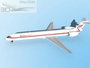 falcon3d md 80 martinair 3D Model