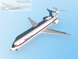 falcon3d md 80 martinair Model 3D