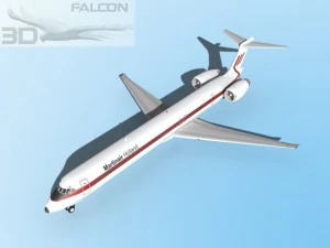 falcon3d md 80 martinair 3D Model