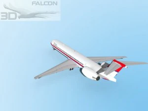 falcon3d md 80 meridiana Modello 3D