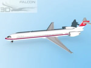 falcon3d md 80 meridiana Modello 3D