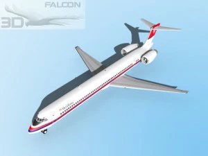 falcon3d md 80 meridiana Modello 3D