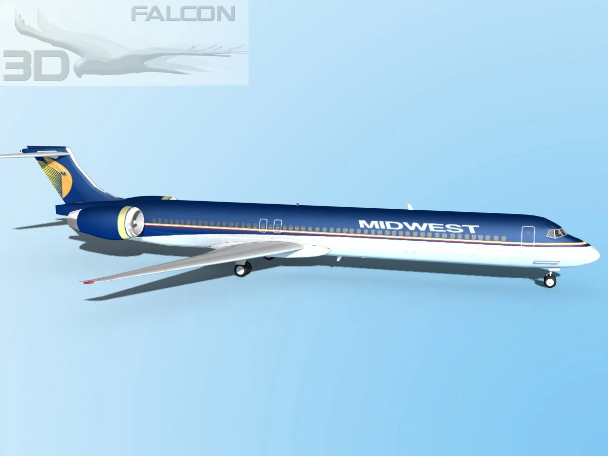 falcon3d md 80 midwest 3D Model .c4d .max .obj .3ds .fbx .stl .blend