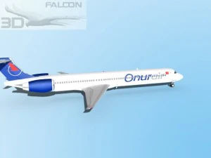 falcon3d md 80 onur air Modello 3D