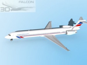 falcon3d md 80 paramount airlines 3D Модель