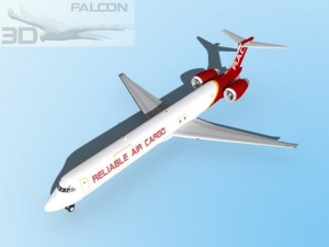 falcon3d md 80 reliable air cargo Model 3D