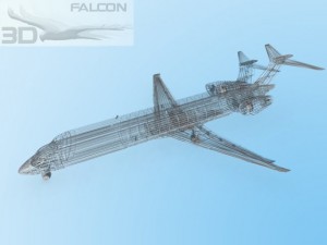 falcon3d md 80 reliable air cargo Modèle 3D